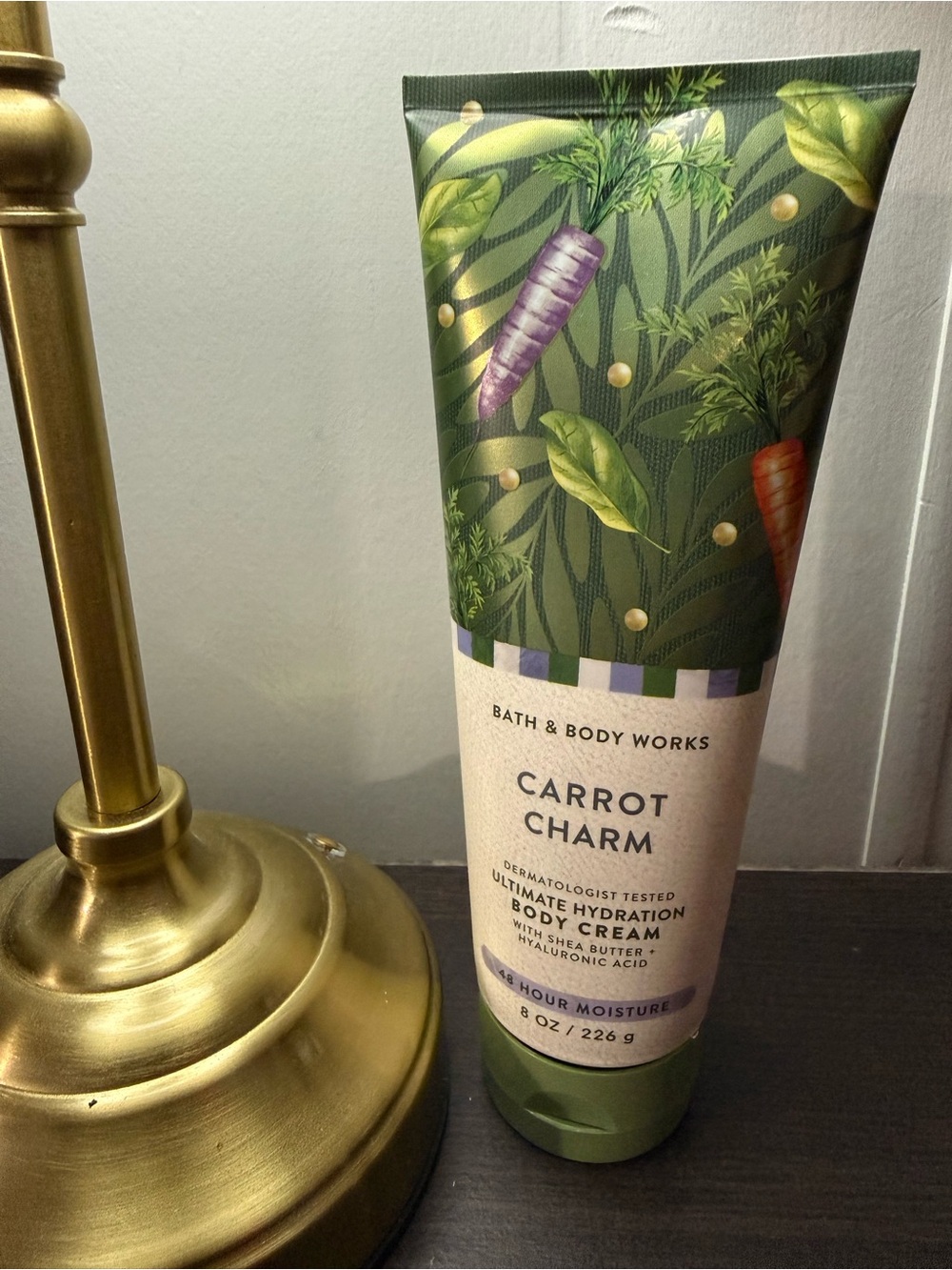Bath & Body Works Carrot Charm Body Cream - Green & Purple Accents
